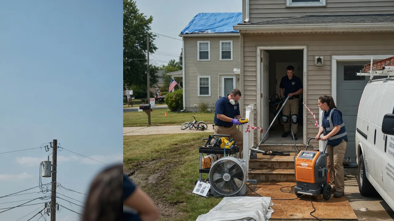Water Damage Repair in Wedron, IL near me